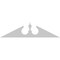 Ekena Millwork Acorn Architectural Grade PVC Pediment, 84"W x 21"H x 2-3/4"P (Pitch 6/12) PEDPS084X210ACR00 - alternate 4